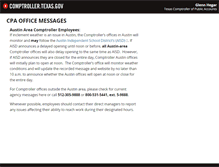 Tablet Screenshot of cpamessage.com